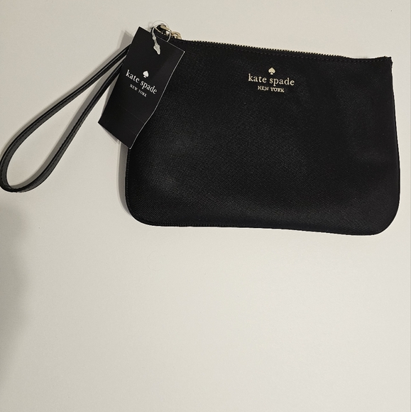 Kate Spade Chelsea The little Better Nylon Medium Wristlet Pouch Black $139 - Picture 2 of 6
